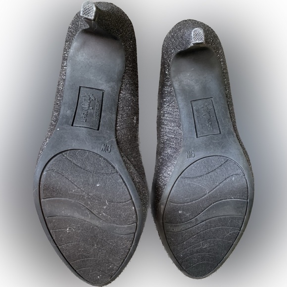 Fioni Night Women’s 9W Black Sparkly Heels - Picture 4 of 5